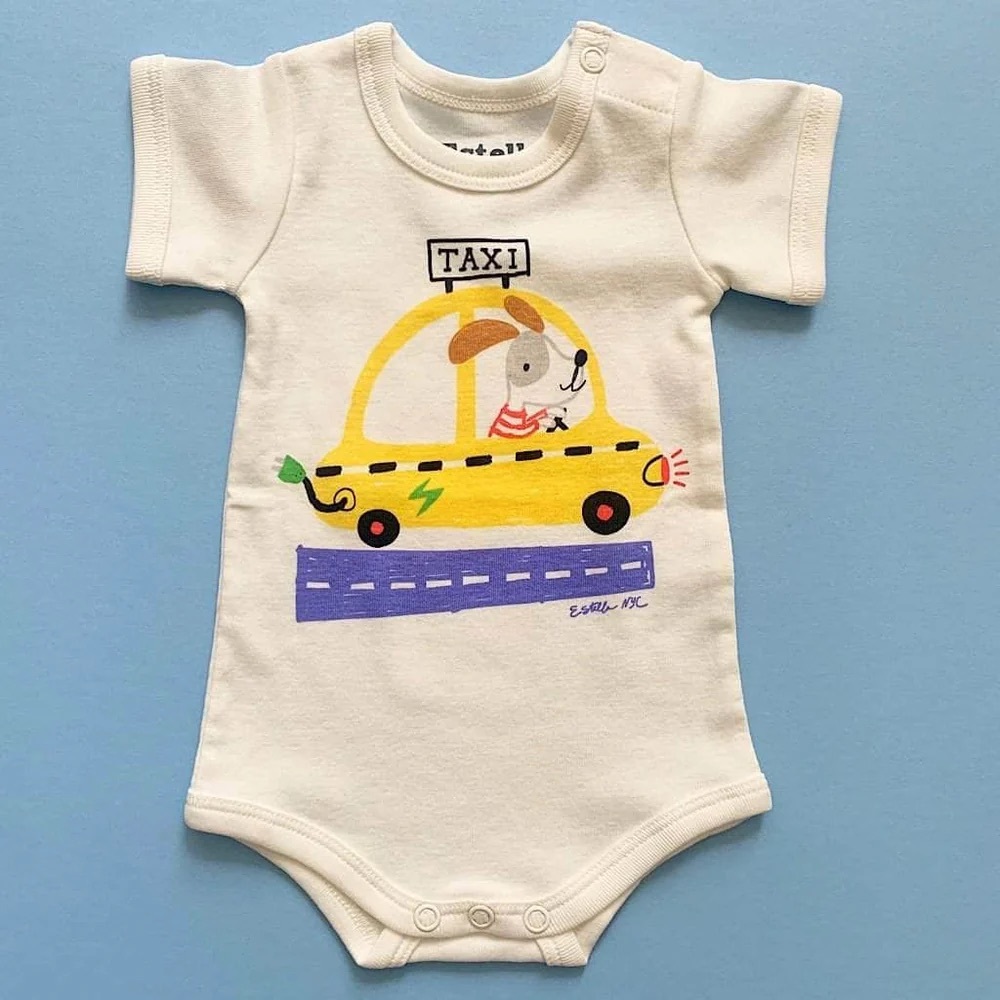 Brand new with tags - Estella Organic Baby NYC taxi onesie